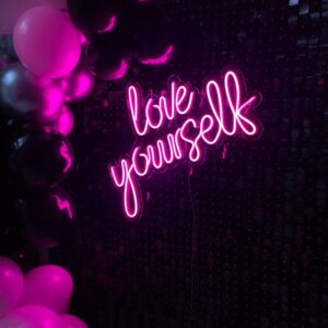 "Love yourself" Neon Led
