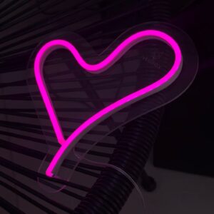 "Serduszko Serce Neonowe Walentynki" Neon Led - obrazek 3