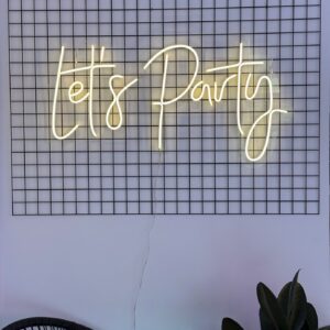 "Let's party" Neon Led - obrazek 2