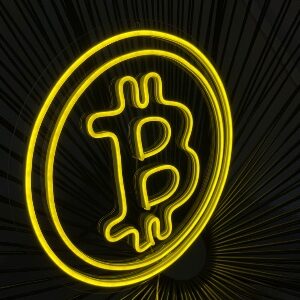 "BTC bitkoin" Neon Led - obrazek 3
