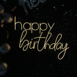 "Happy birthday" Neon Led - obrazek 2