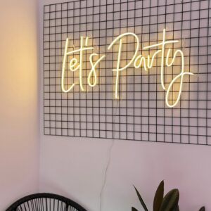 "Let's party" Neon Led - obrazek 3