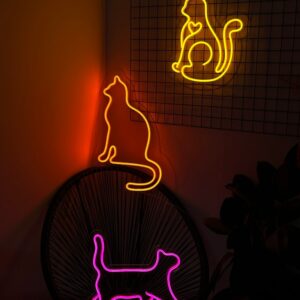 "Kot idący" Neon Led - obrazek 4
