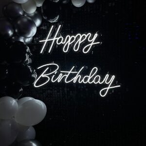 "Happy birthday" Neon Led - obrazek 2