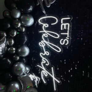 "Let's celebrate" Neon Led - obrazek 6