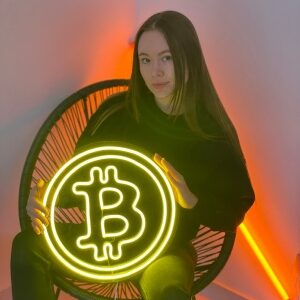 "BTC bitkoin" Neon Led - obrazek 5