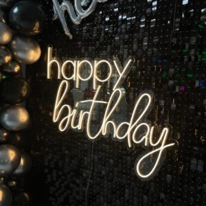 "Happy birthday" Neon Led