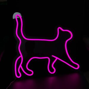 "Kot idący" Neon Led