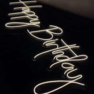 "Happy birthday" Neon Led - obrazek 2
