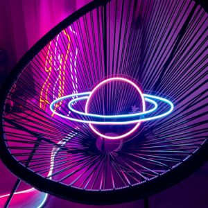 "Planeta saturn" Neon Led - obrazek 4