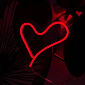 "Serduszko Serce Neonowe Walentynki" Neon Led - obrazek 6