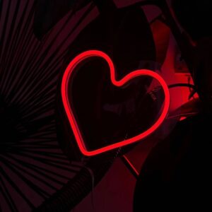"Serduszko Serce Neonowe Walentynki" Neon Led - obrazek 4