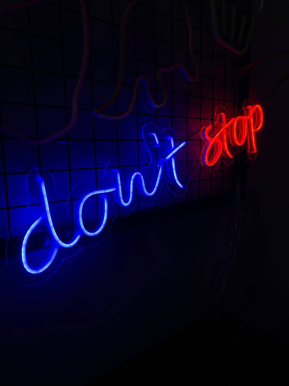 jpeg-optimizer_IMG_9463 "Don't stop" Neon Led - obrazek 1