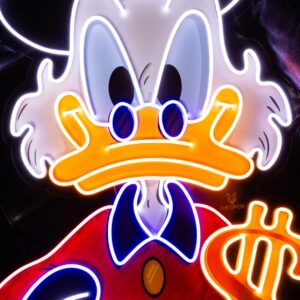 "Donald Duck, Kaczor" Neon Led - obrazek 6