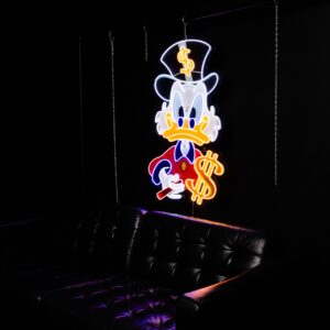 "Donald Duck, Kaczor" Neon Led - obrazek 5