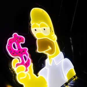 "Homer Simpson" Neon Led - obrazek 3
