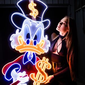 "Donald Duck, Kaczor" Neon Led - obrazek 2