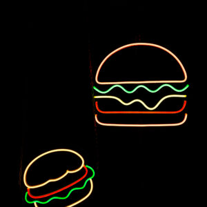"Burger" Neon Led - obrazek 3