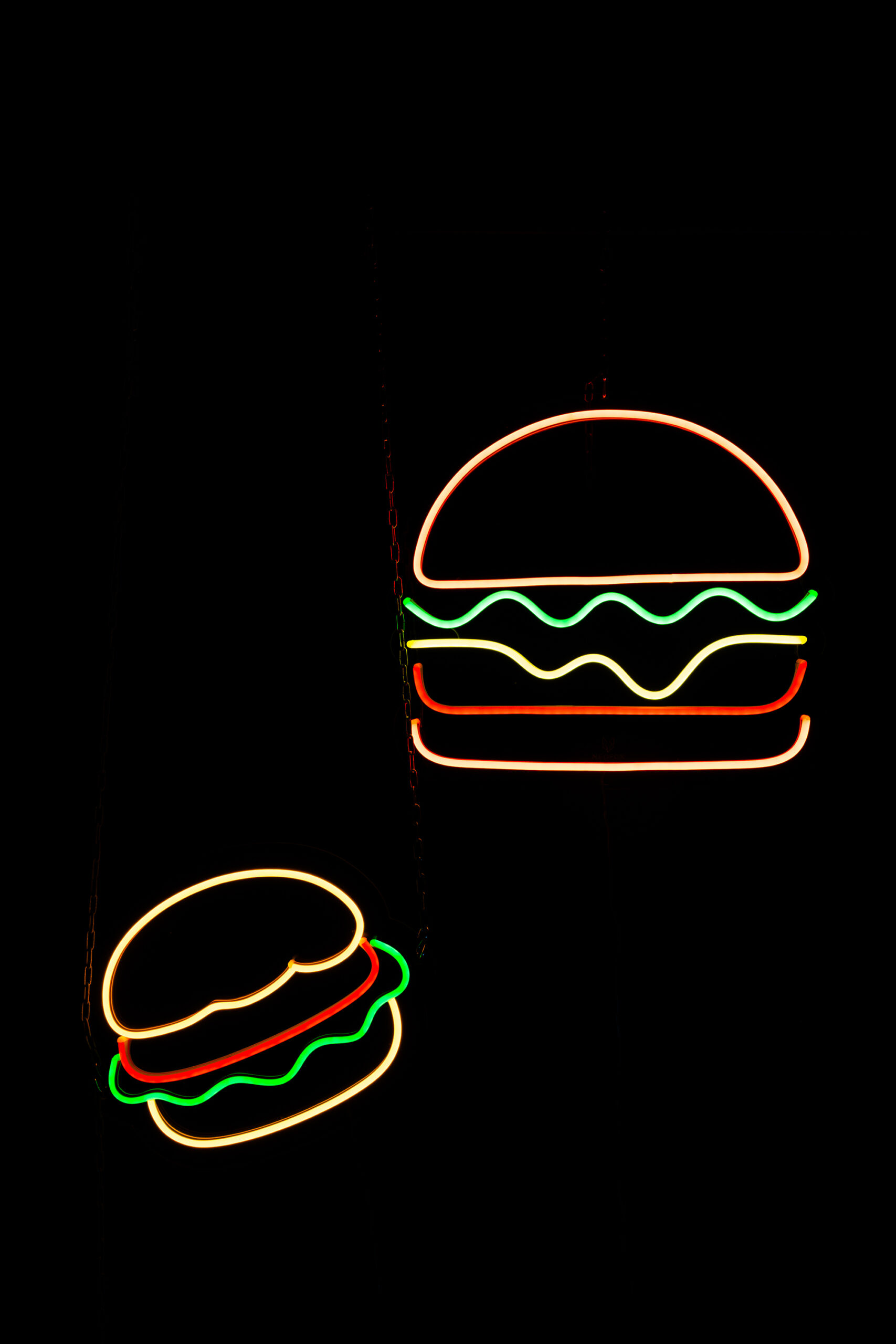 neofox-044 "Mini burger" Neon Led - obrazek 1