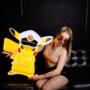 "Pokemon, Pikachu" Neon Led - obrazek 3